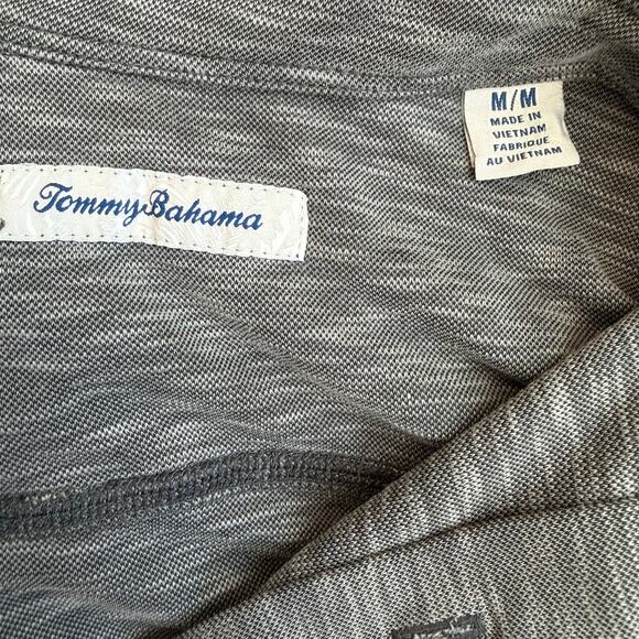 Tommy Bahama Army Black Knights West Point Tropical Print Short Sleeve Polo- M - Picture 4 of 8